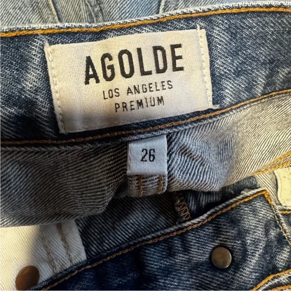 Agolde, Dee shorts, distressed, buttonfly, 26 - Picture 4 of 7